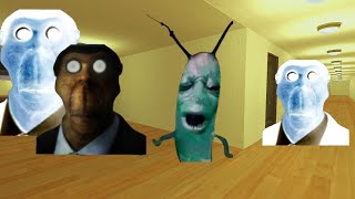Plankton Meets White Obunga in the Endless Liminal Hotel#gmod #garrysmod #nextbots #dudeongmod