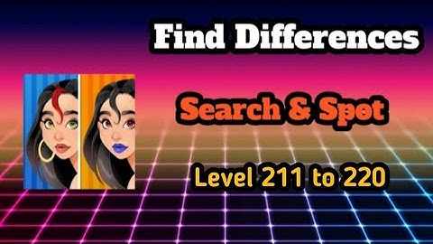 Find differences Search & Spot Level 211 to 220 || Ds gaming club