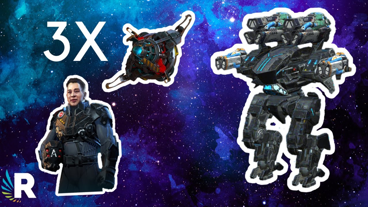 War Robots: Destroying All Robots On The Battlefield With HAWK - RIME/GLACIER + 3X OVERDRIVE UNIT