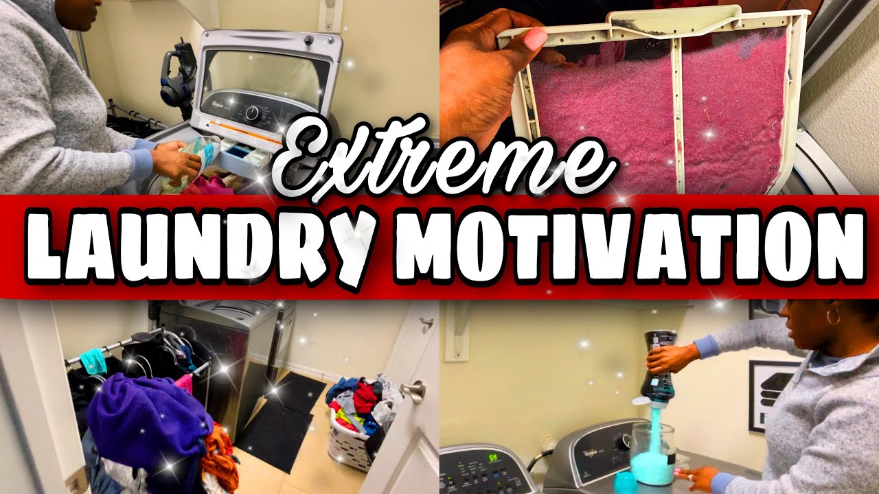 *EXTREME* LAUNDRY MOTIVATION 2022 | DOING ALL THE LAUNDRY