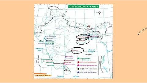 MAP Advent of the Europeans  Class 8 Social Science