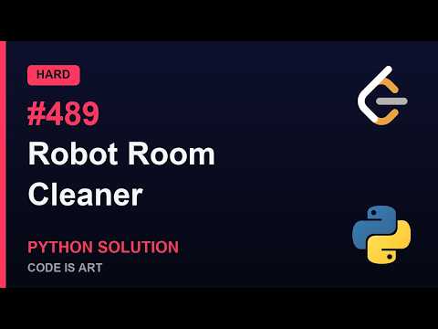 Robot Room Cleaner - LeetCode 489 | Python Solution (Hard)