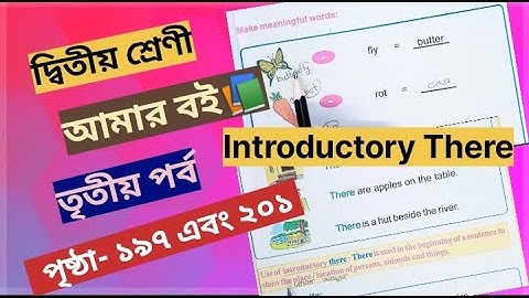 Class 2 Part 3 Page 197 and 201 Introductory There @primaryschooleducation34