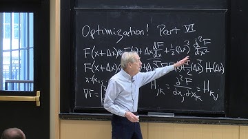 Lecture 21: Minimizing a Function Step by Step