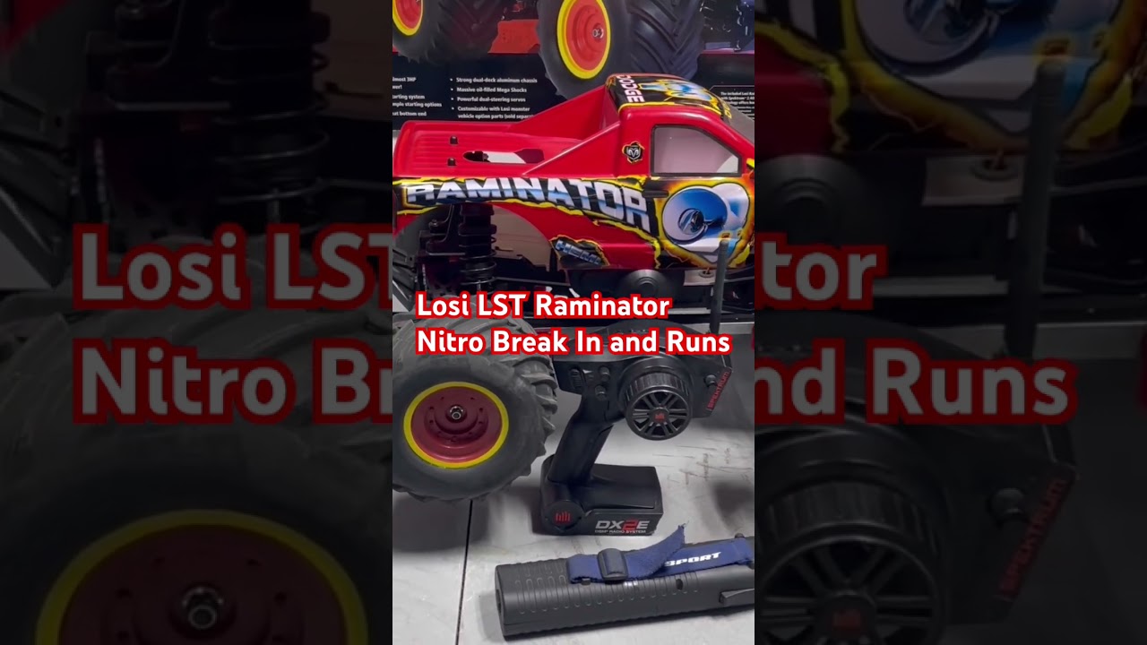Да. Новый Losi Raminator Nitro 2008 года выпуска: обкатка и работа.