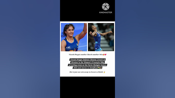 Vinesh Phogat Defeats Oksana Livach and moves to Semifinal in Olympic Wrestling🇮🇳🙌🏻 #viral #trending