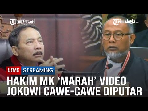 🔴Sidang Memanas! Hakim MK dan Kubu AMIN Cek-cok, Video Jokowi Diduga Cawe-cawe Pilpres Diputar