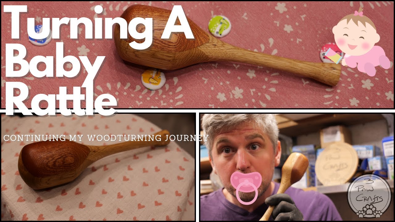 Woodturning a Baby Rattle - YouTube
