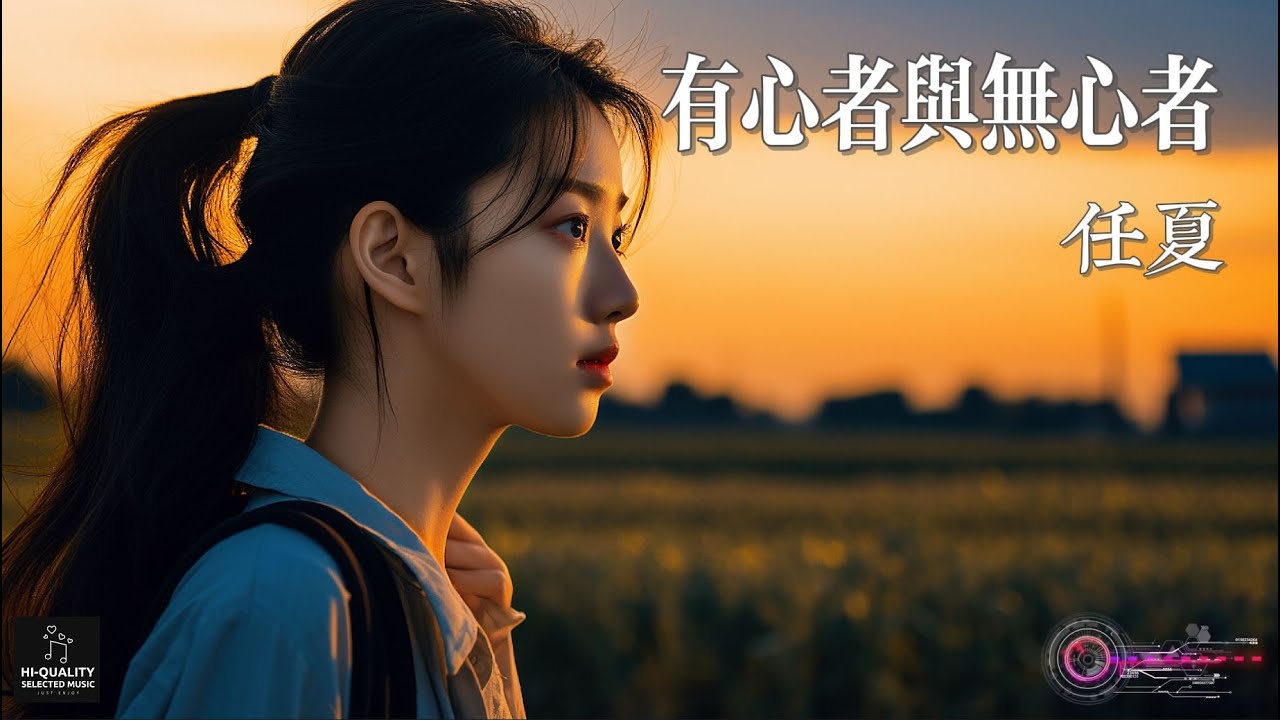 【高清MV】任夏 Ren Xia - 有心者與無心者【Pinyin | AI音樂視頻 | 中文繁體拼音動態字幕】