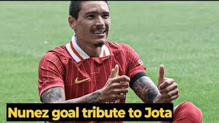Darwin Núñez’s Heartbreaking Tribute to Diogo Jota | Liverpool vs Preston
