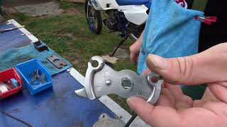 Yamaha XT350 3YT Vergaser rebuilt