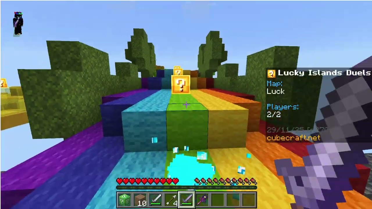 Minecraft; Cubecraft: Lucky Islands Duels