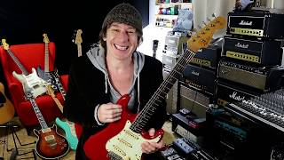 Guitar Junkie  Ep. 20   Stratocaster Setup+Free Backing Track!