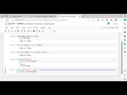 Python Programming 1: Input and Print Functions