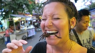 EATING BUGS in Cambodia!