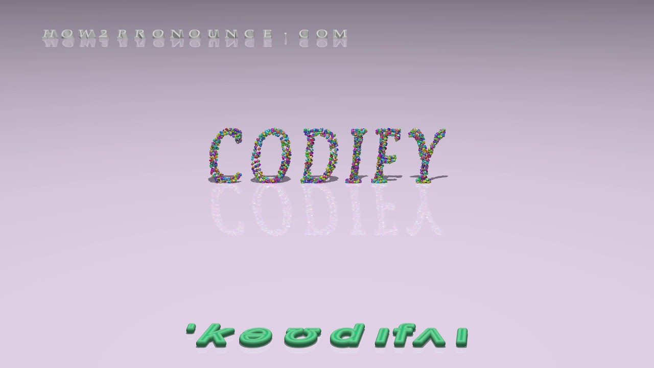 Codify Pronunciation In British English three Voices Accents 