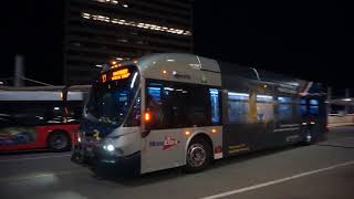 WMATA Metrobus: Montgomery Medical Center bound DE40LFA 6466 Y2 leaving Silver Spring