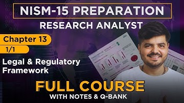 NISM Research Analyst 2024 | Full Course - Chapter 13 - (1/1)
