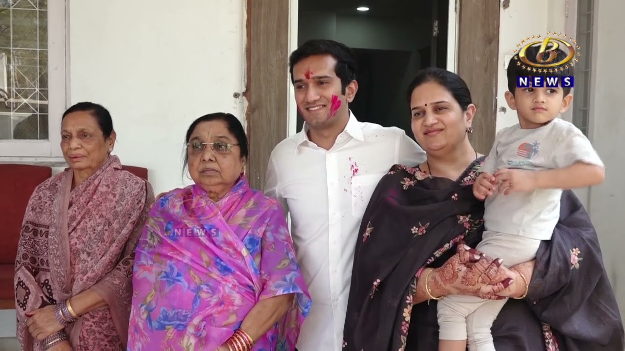 भाजप युवा मोर्चाचे नूतन प्रदेशाध्यक्ष कृष्णराज महाडिक यांचं कुटुंबियांच्यावतीनं हृदयस्पर्शी स्वागत