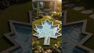😱Insane LEAF 🌿 Pool Transformation | From Dirt to Luxury Water Garden 😱💧” # #usa #diy #satisfying