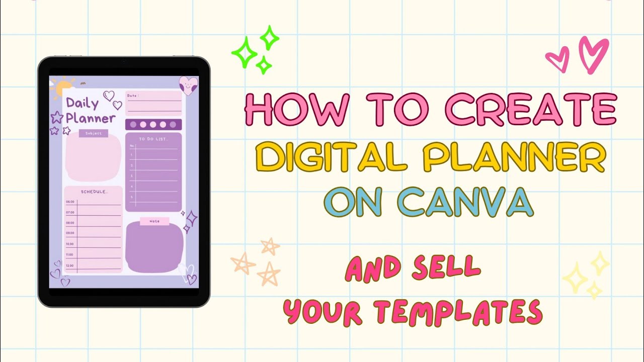 How To Create Digital Planner On Canva | Etsy Digital Products | Canva ...