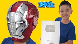 The COOLEST Iron Man Helmet EVER Made 100k Subs Calvin CKN screenshot 4