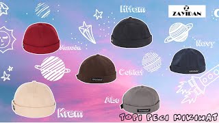 Topi Peci Beanie Mikihat Zayidan Model Terbaru - Abu