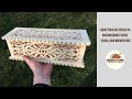 Шкатулка из сосны на лобзиковом станке | Scrollsaw wooden box