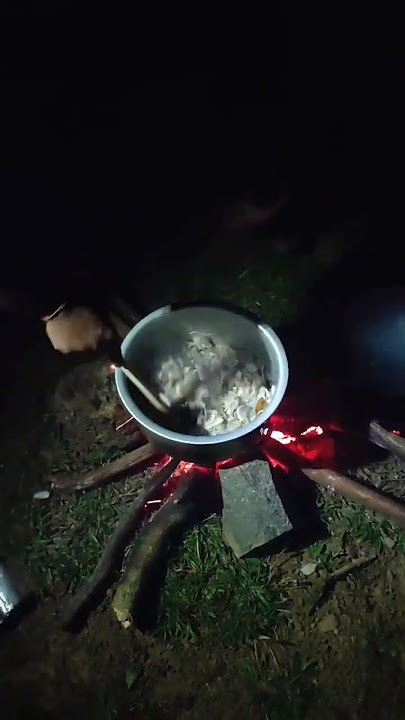 blowing wind #woodstove #nature  #village #cooking #biriyani #recipe