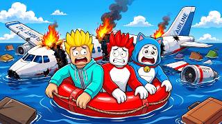 Can we Survived Plane Crash in Roblox ✈️💀 | Roblox Land or Die