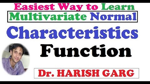 Characteristic Function | Multivariate Normal Distribution