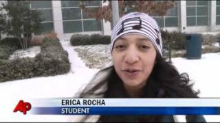 Raw Video: Dallas Gets Another Winter Blast