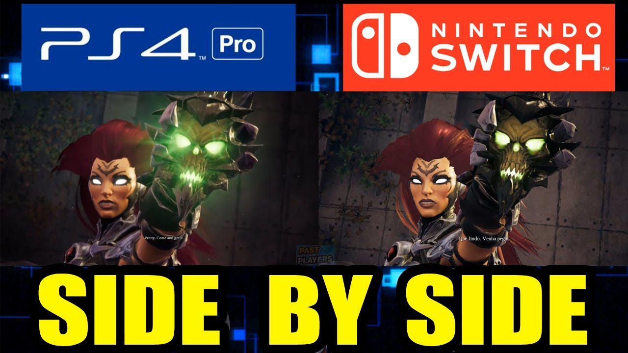 Darksiders 3 Ps4 Pro vs Nintendo Switch Side by Side Comparison