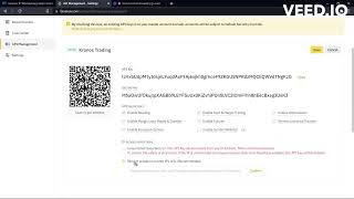 Kronos Capital - How to create API keys - Binance