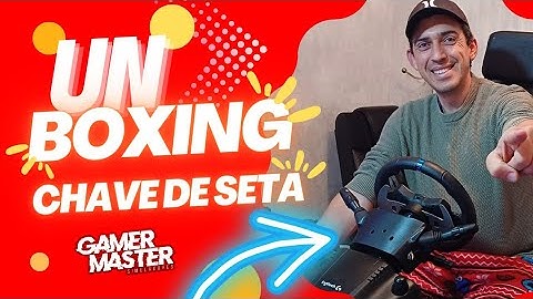 Chave de seta G29, G27, G920 I Unboxing