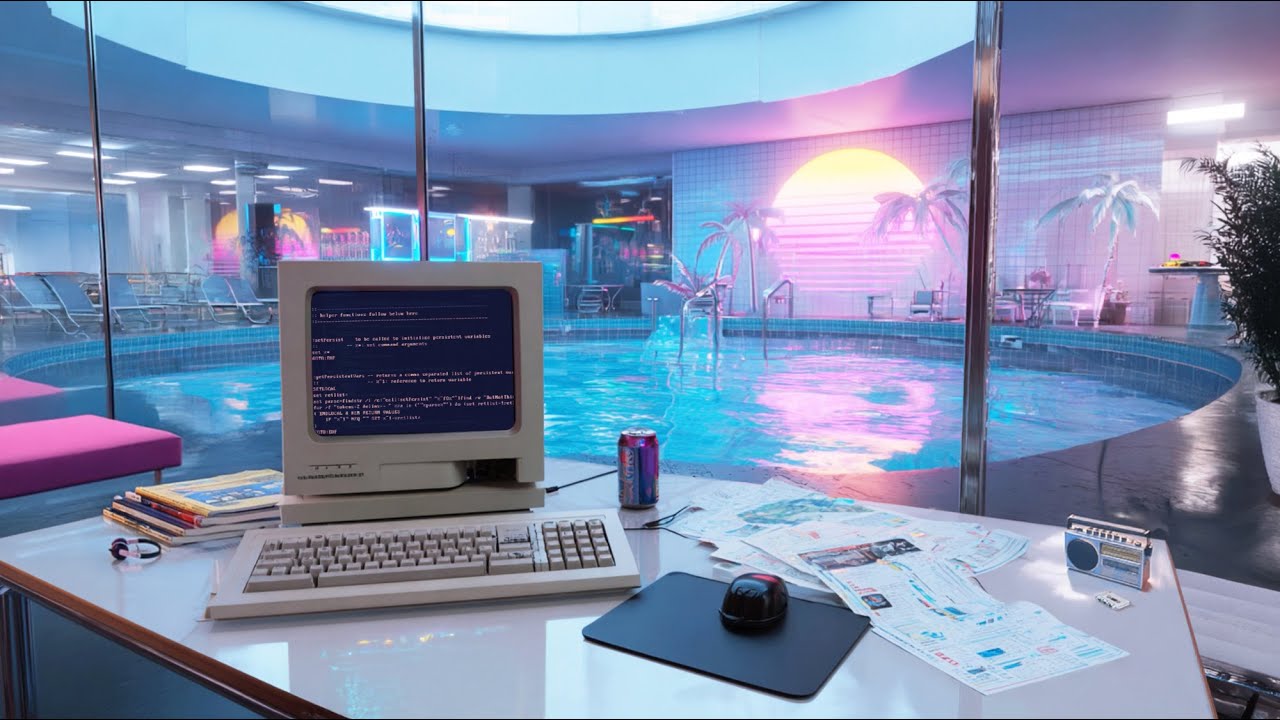 Poolsoft’92 Leisure Terminal | 24/7 Chillwave Dev Stream