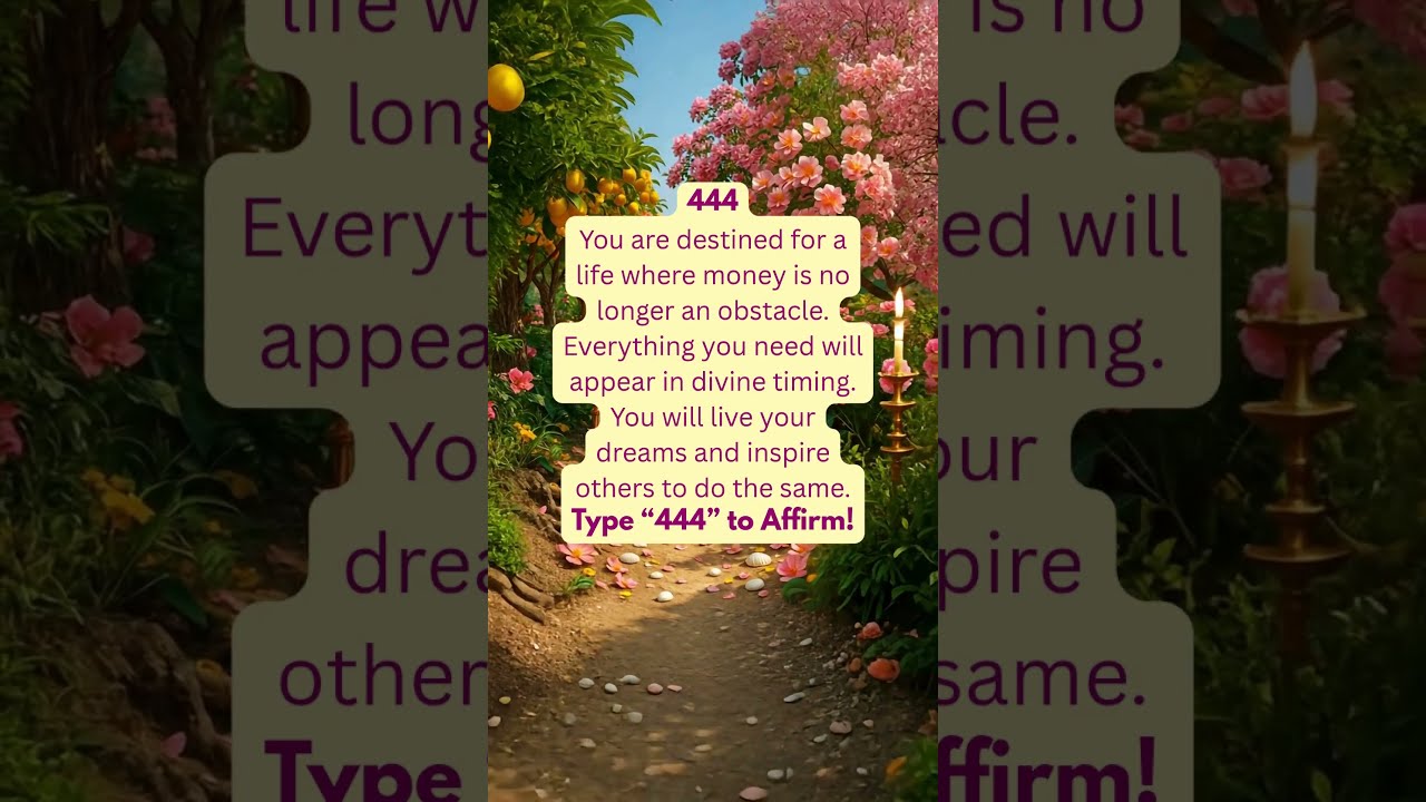 Angel Number 444 Is God S Sign Your Money Miracle Here Manifestation