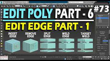 #73 | EDIT EDGE | INSERT VERTEX | SPLIT | WELD | TARGET WELD | REMOVE EDGE ||