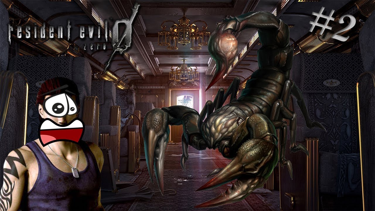 gaming logo A giant Scorpion?!! Resident evil 0 PS4 Part 2