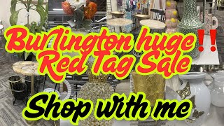 Shop Burlington with me | huge red tag sale‼️must see | decor ideas #homedecor