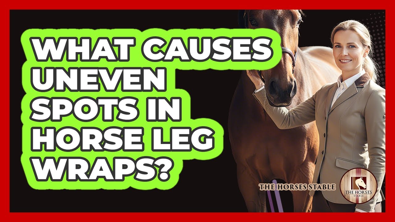 What Causes Uneven Spots In Horse Leg Wraps?