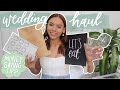 WEDDING HAUL! | budget/money saving tips! | Thrifted, Kmart, Etsy + more!