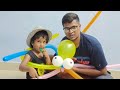 Glancy magic with make a balloonoctopus viral trending glancy papa vlogs