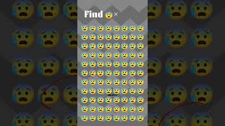 Answers for part-1 video is out🎉 #brain #emoji #games #fun #find #quiz #puzzle #shorts #oddoneout