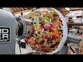 What happens to JELLYBEANS when set in Resin?