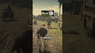 The Perfect Way to Duel Everyone in RDR2 #rdr2 #gaming #games