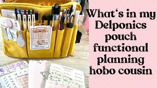Delfonics pouch || Planner pouch || Functional planning