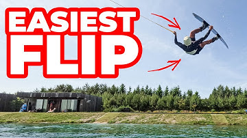 How to do a FLIP on a WAKEBOARD: The EASIEST FLIP to learn!