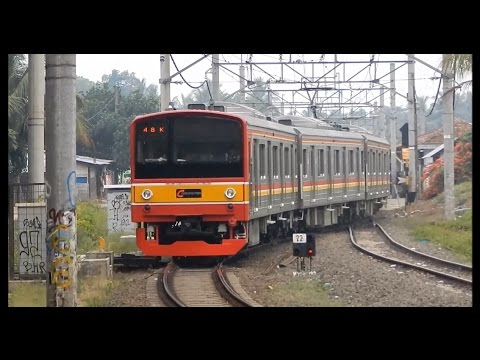 Commuter Line Jakarta during rush hour (6 AM- 8 AM 