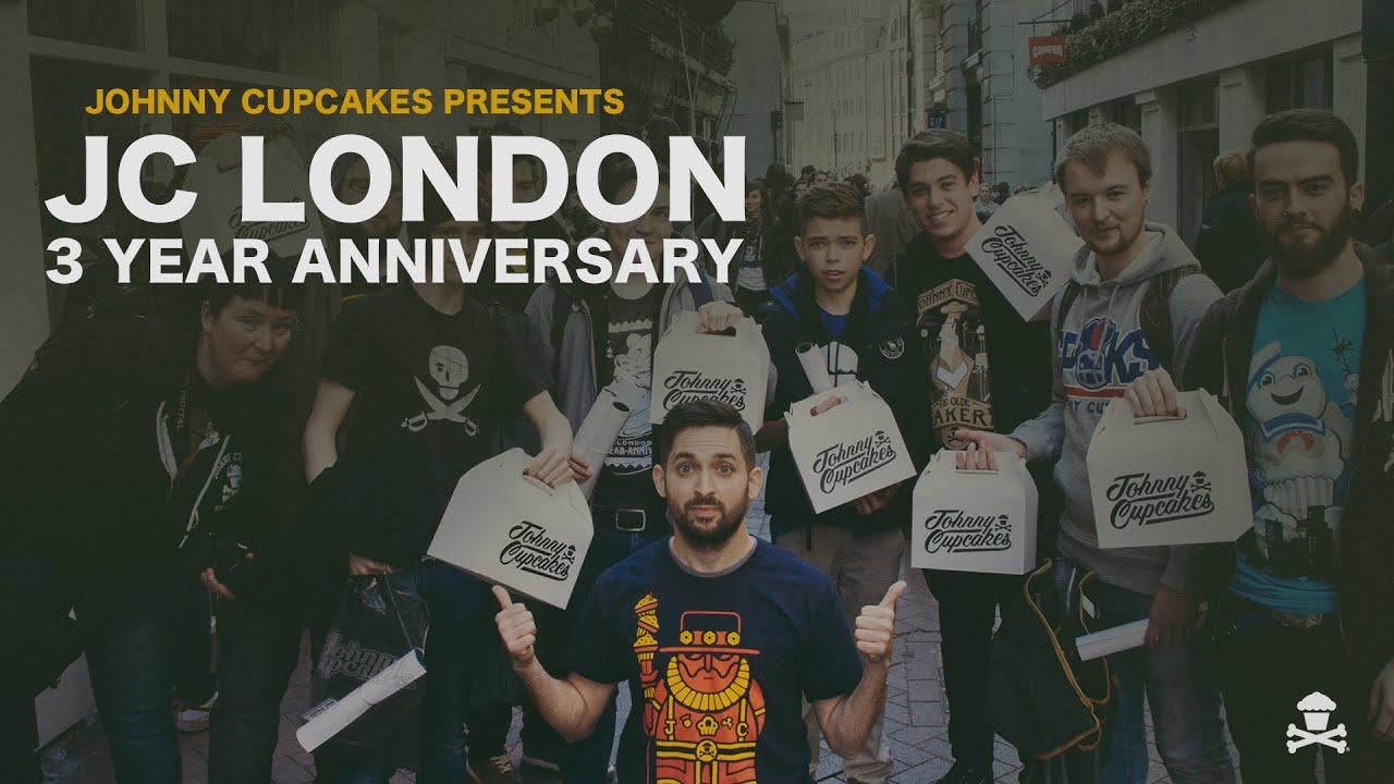 Johnny Cupcakes London 3YR YouTube